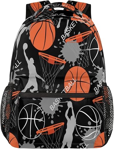 Miniatura 8 de YPPAHHHH Mochila escolar para computadora portátil, color rojo fuego, para hombres, para niñas, niños, mochila de senderismo para universidad,