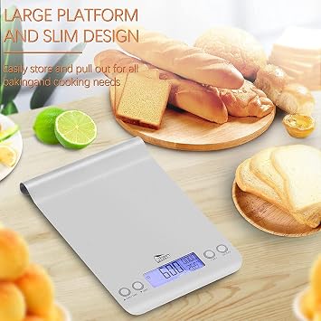 Uten Digital Kitchen Scales, Multifunction Stainless Steel Food Scale