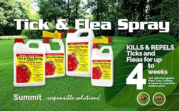 Summit...reponsible Solutions. TICK & FLEA Spray - Concentrate - Quart, Natural