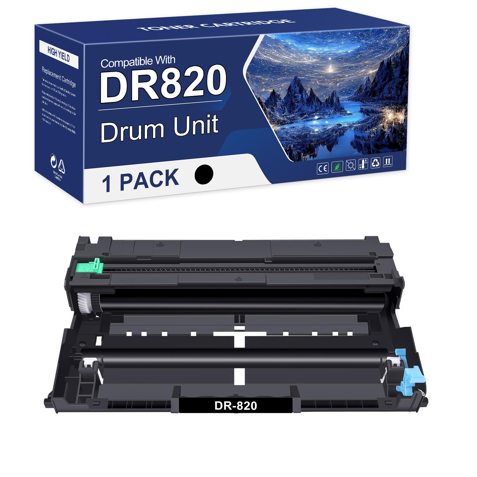 Toner Bank Compatible Drum Unit Replacement for Brother DR820 DR-820 DR 820 Work for Brother HL-L6200DW MFC-L5850DW HLL6200DW MFC-L5900DW MFC-L5700DW