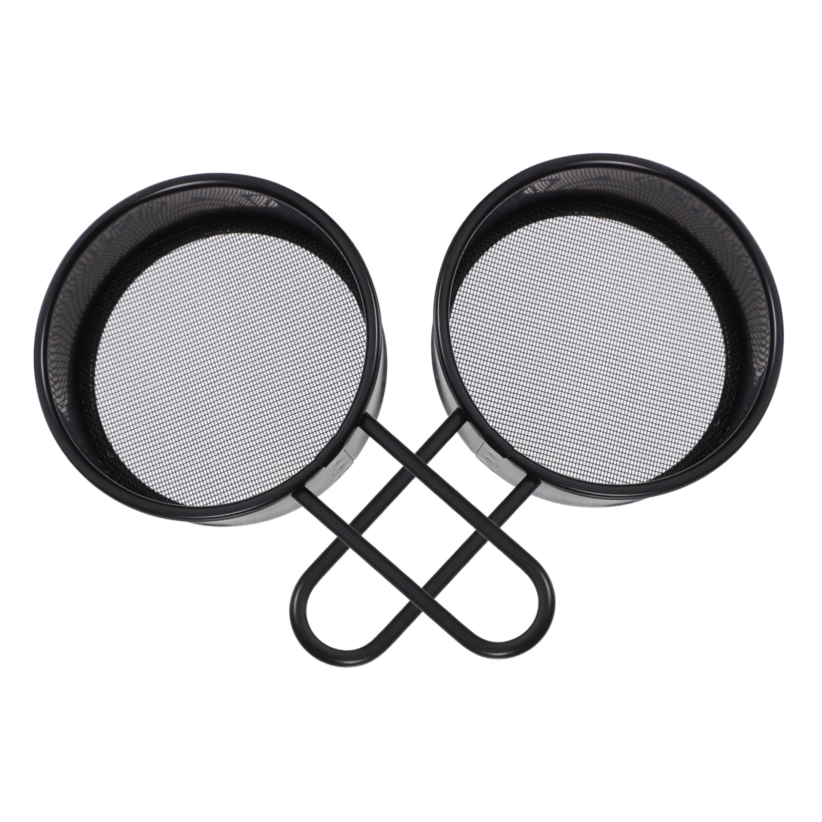 HAKIDZEL 2Pcs Stainless Steel Sifter Fine Mesh Baking Tools for Flour Sugar Cocoa Powder Easy to Clean Kitchen Strainers for Home Bakers Chefs