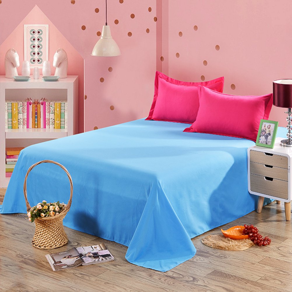 Feuilles de ponçage pour enfants grand drap lit simple et double uni