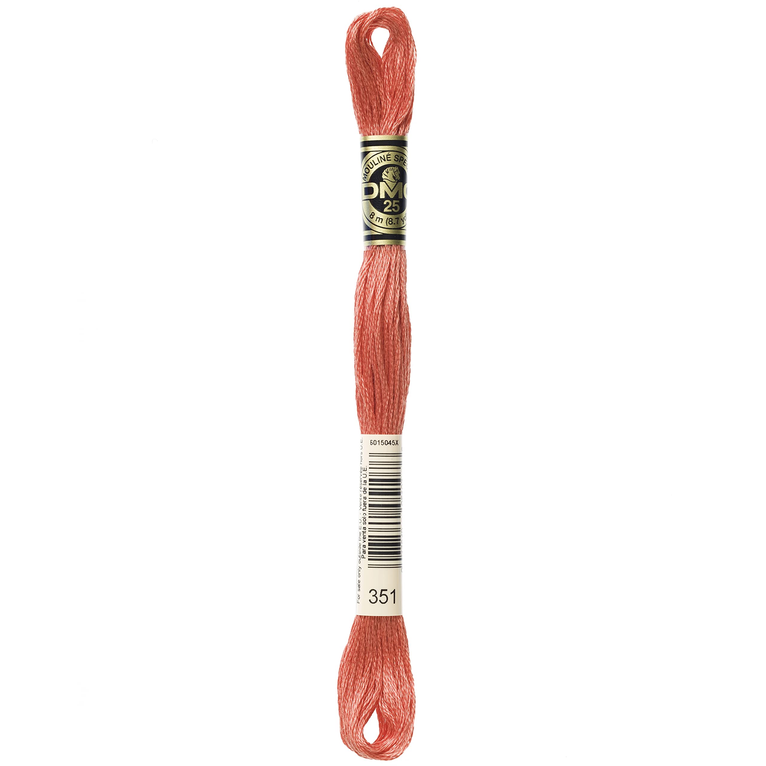 DMC 6-Strand Embroidery Cotton Floss, Coral