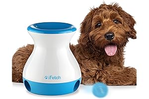 iFetch Frenzy Interactive Dog Toy, Self Fetch Mini Tennis Ball Machine for Small Dogs
