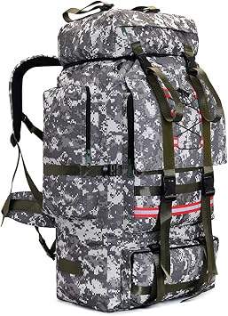 Travel Rucksack for Climbing Cycling Hiking, 135L Hiking Backpack LightweightSdf4