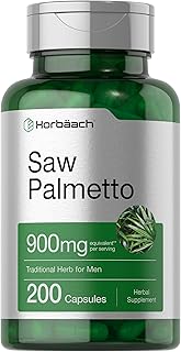 Horbaach Saw Palmetto Extract | 900mg | 200 Capsules | Non-GMO and Gluten Free Formula | Traditional Herb Supplement | from Saw Palmetto Berries