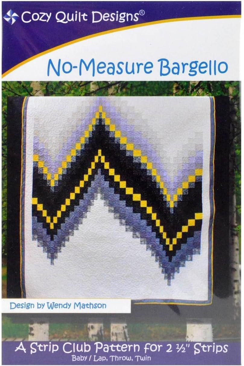 Cozy Quilt Designs 'Strip Club' Pattern - No-Measure Bargello (Includes Instructions for Three Project Sizes)