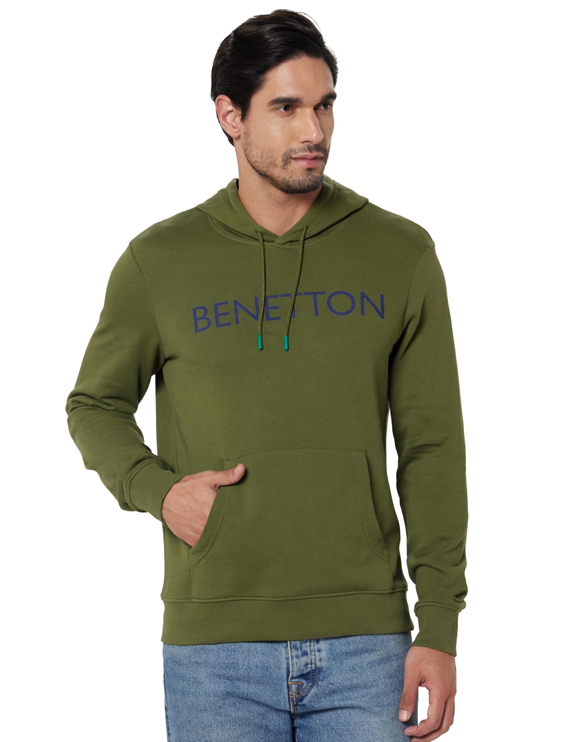 united colors of benetton Men's Cotton Blend Round Neck Sweatshirt-picture-42