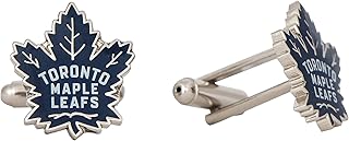 Toronto Maple Leafs Team NHL National Hockey League Logo Formal Wear (Cufflinks), One Size, Brass, no gemstone