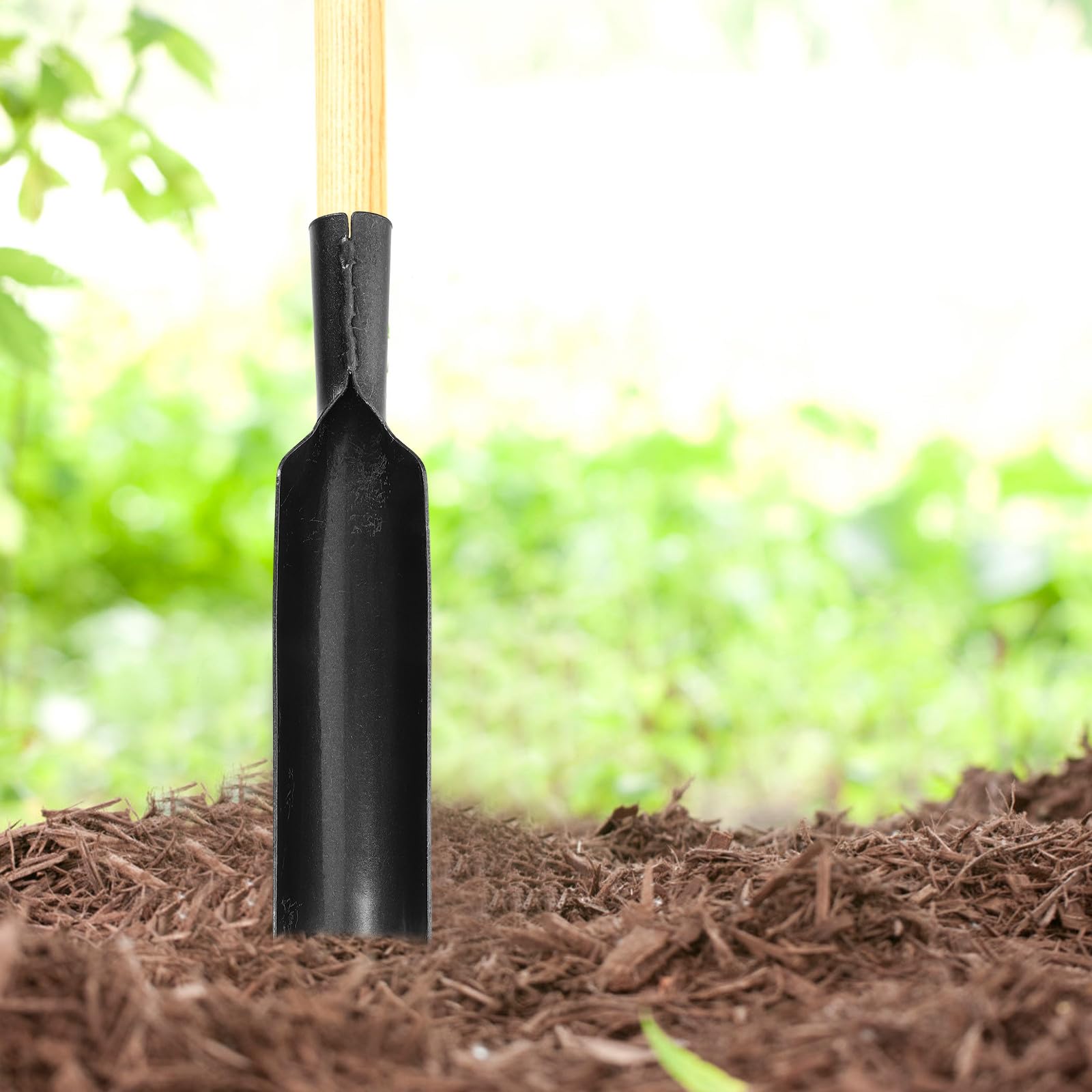 Pala da Giardino in Acciaio al Manganese Manico Ergonomico Attrezzo per Piantare e Scavare per Orto e Uso Esterno