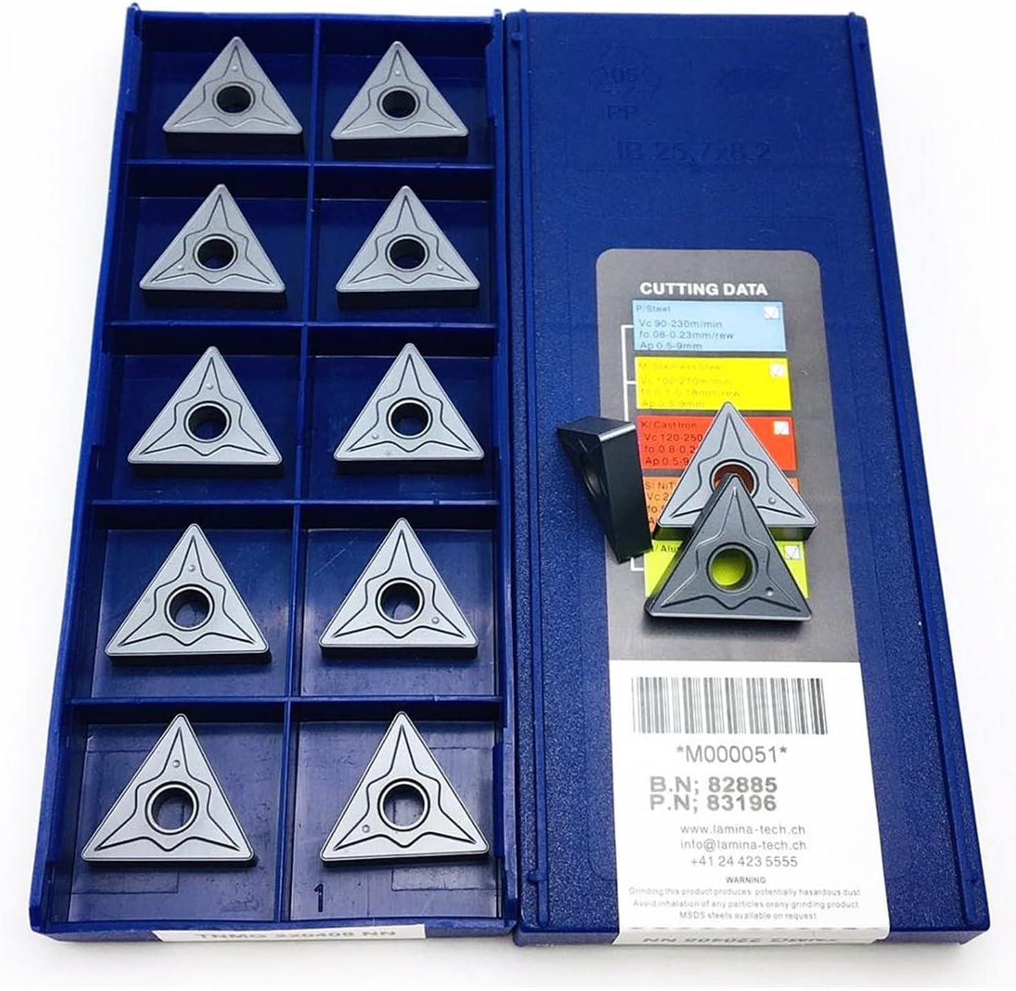 Carbide Milling Cutter 10 Pieces Of Carbide Inserts TNMG220408 NN LT10 External Turning Tool TNMG 220408 Lathe Parts Tool Milling Cutter (Angle : TNMG220408 NN LT10, Insert Width(mm) : 10PCS(1box))