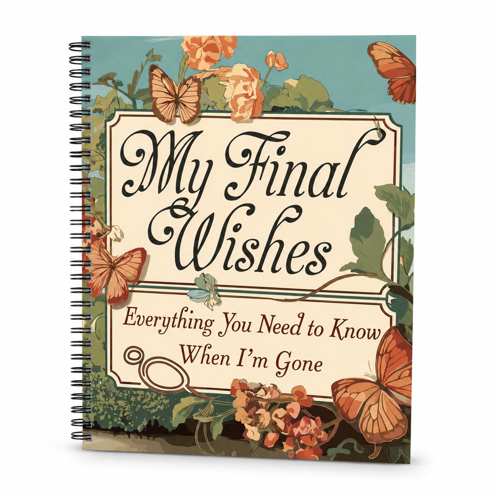 End of Life Planner Book Final Wishes & Financial Estate Planning Journal