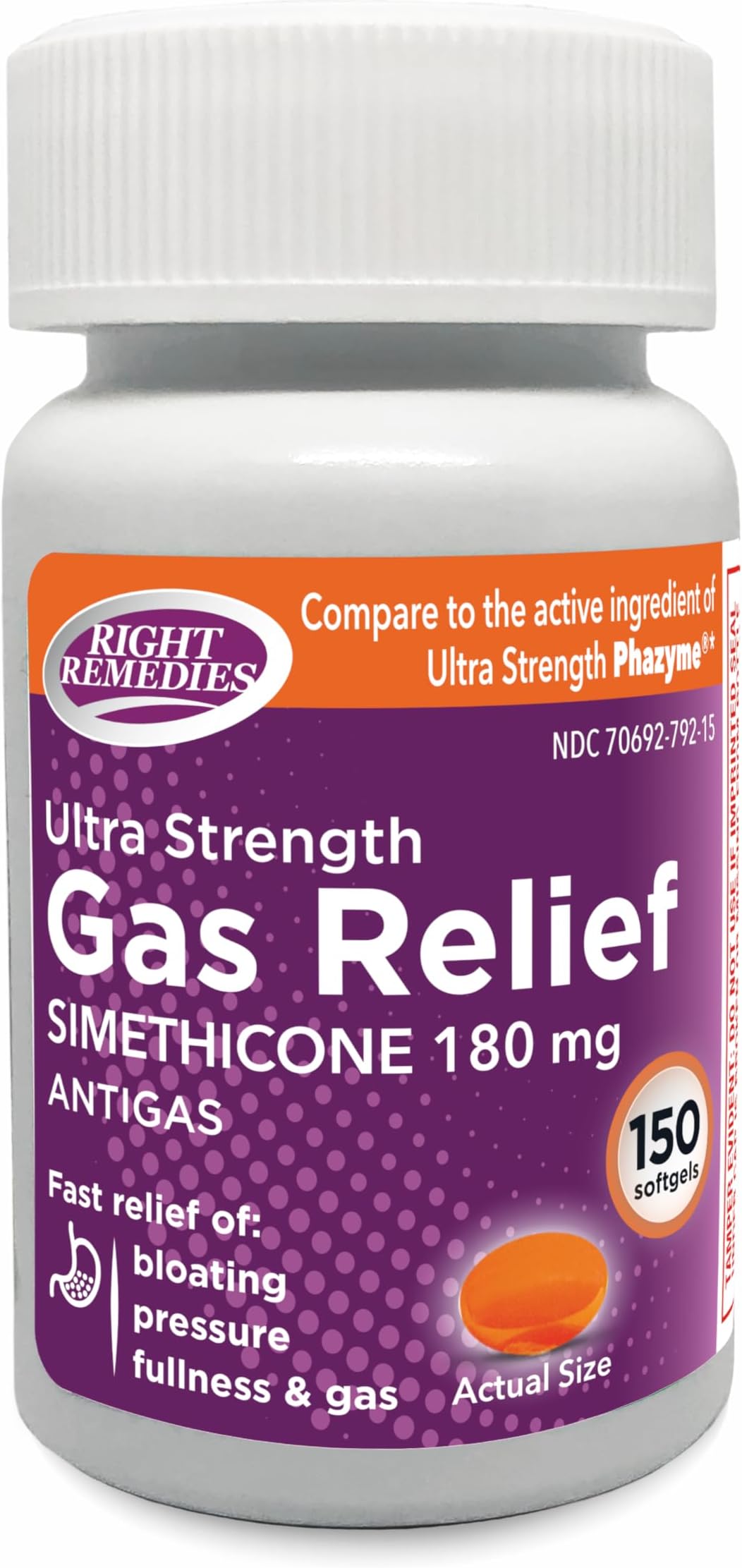 Ultra Strength Gas Relief 150 count softgels