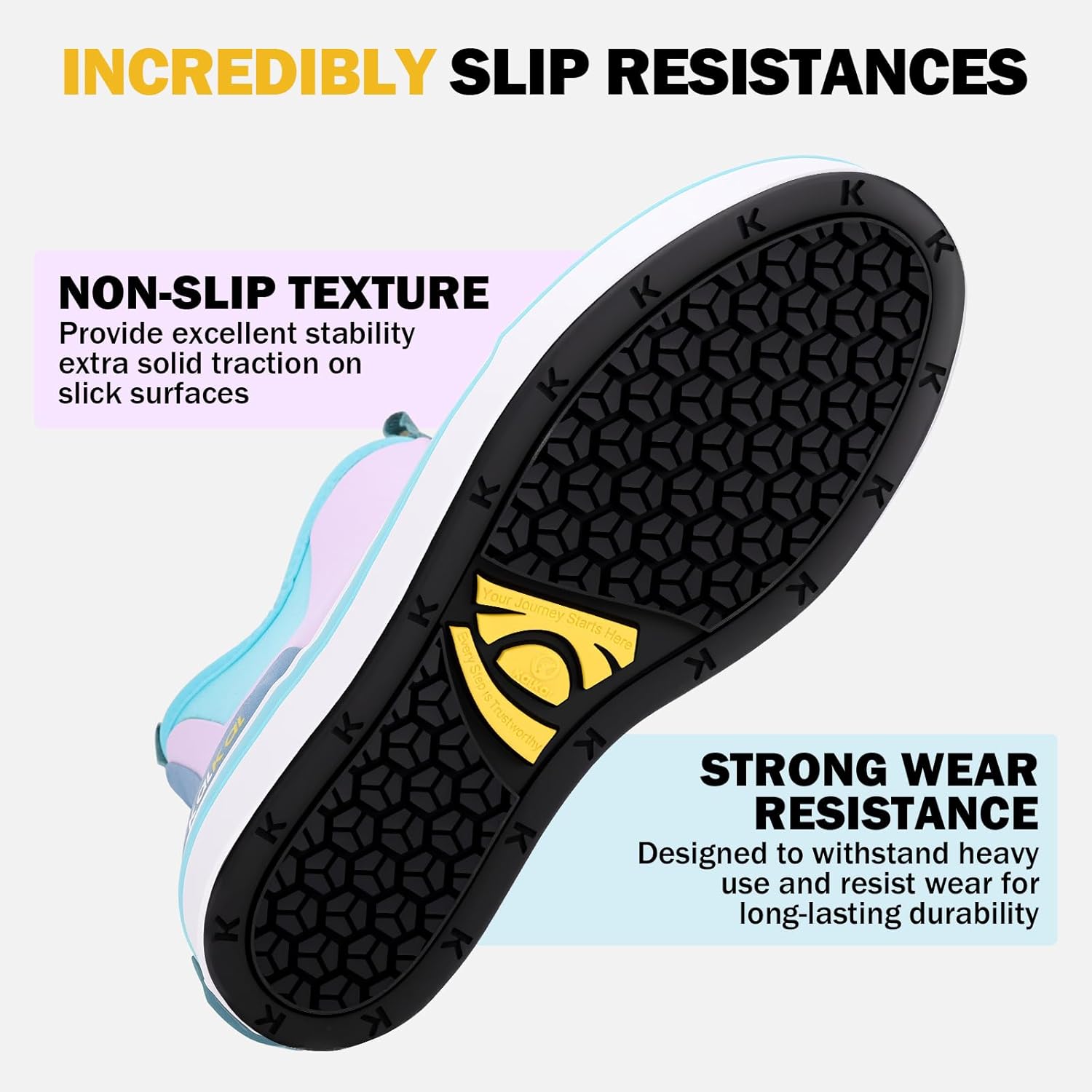 Kalkal Women's Deck Boots, Anti-Slip Deck Boots, Lightweight Fishing Boot for Women, Waterproof Ankle Rubber Rain Boot for Boating, Camping, Farming & Outdoor Work (Size 5-11) - Image 5