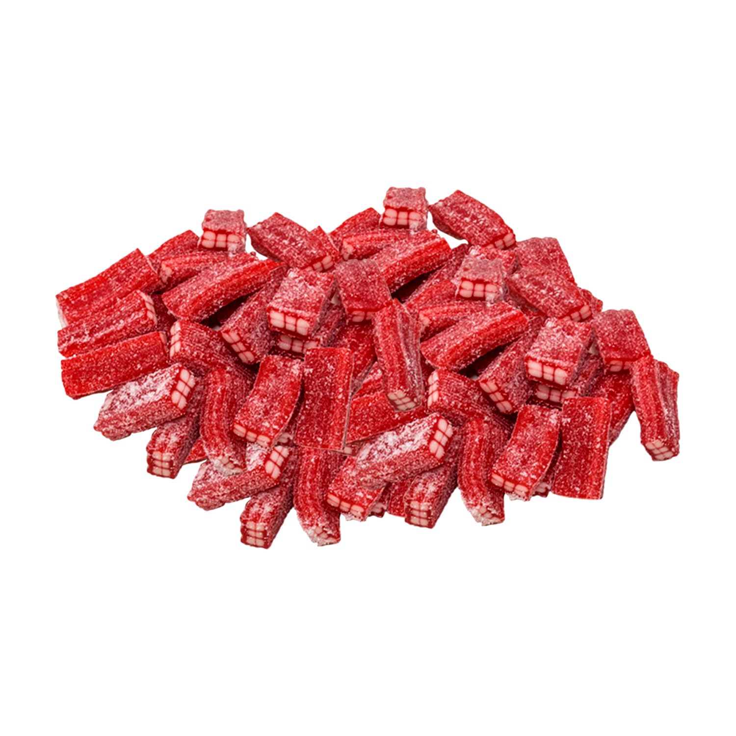 Halal Strawberry Bricks Gummy Candy, Delicious Halal 5lb Bulk Candy Bag, Multi-color Sour Gummy, Tasty Halal Gummies & Candy Gift for All Occasions, Party Size