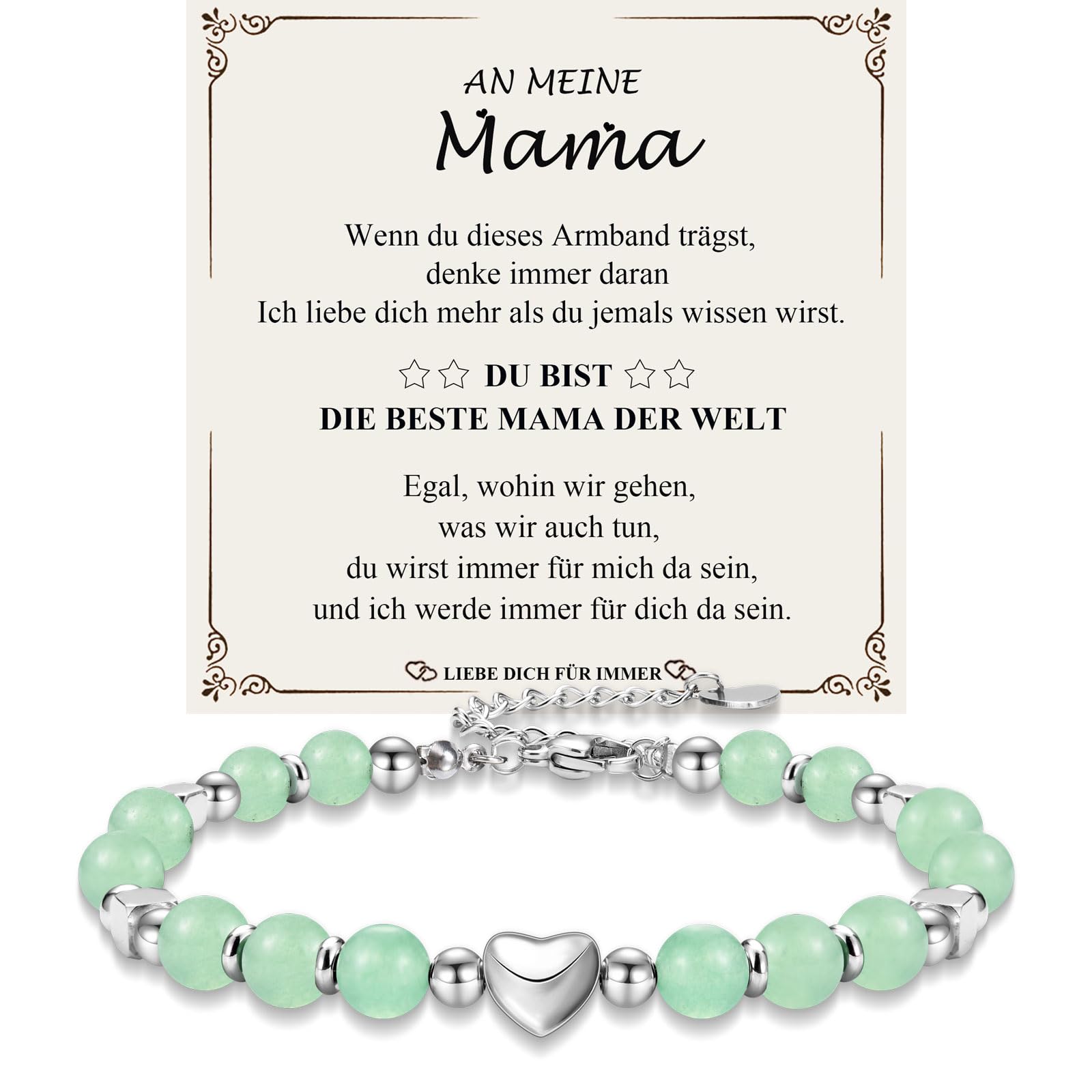 JEWTOP Geschenke für Tochter Schwester Beste Freundin, Armband Geschenke für Frauen Mädchen zum Geburtstag Weihnachten Abschluss
