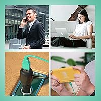 Vista 4 de ECHZOVE Cargador compatible con Nintendo Switch, cable de carga compatible con el modelo OLED de Nintendo Switch, cable de carga compatible