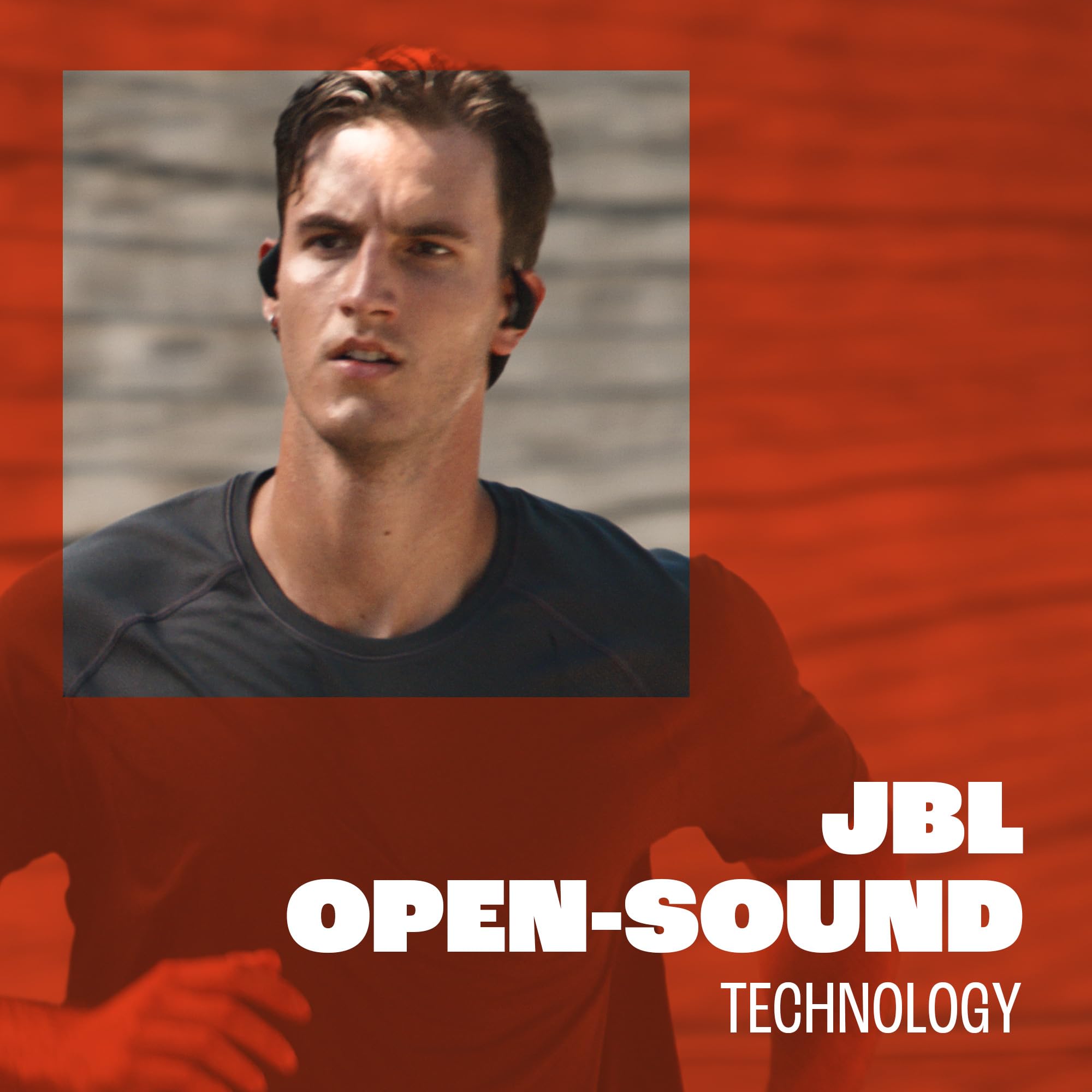 JBL Endurance Pace – bezprzewodowe słuchawki sportowe open-ear Bluetooth z technologią JBL OpenSound, lekki tytanowy pałąk z pamięcią kształtu, wodoodporne (IP68), do 10 h baterii, czarno-szare