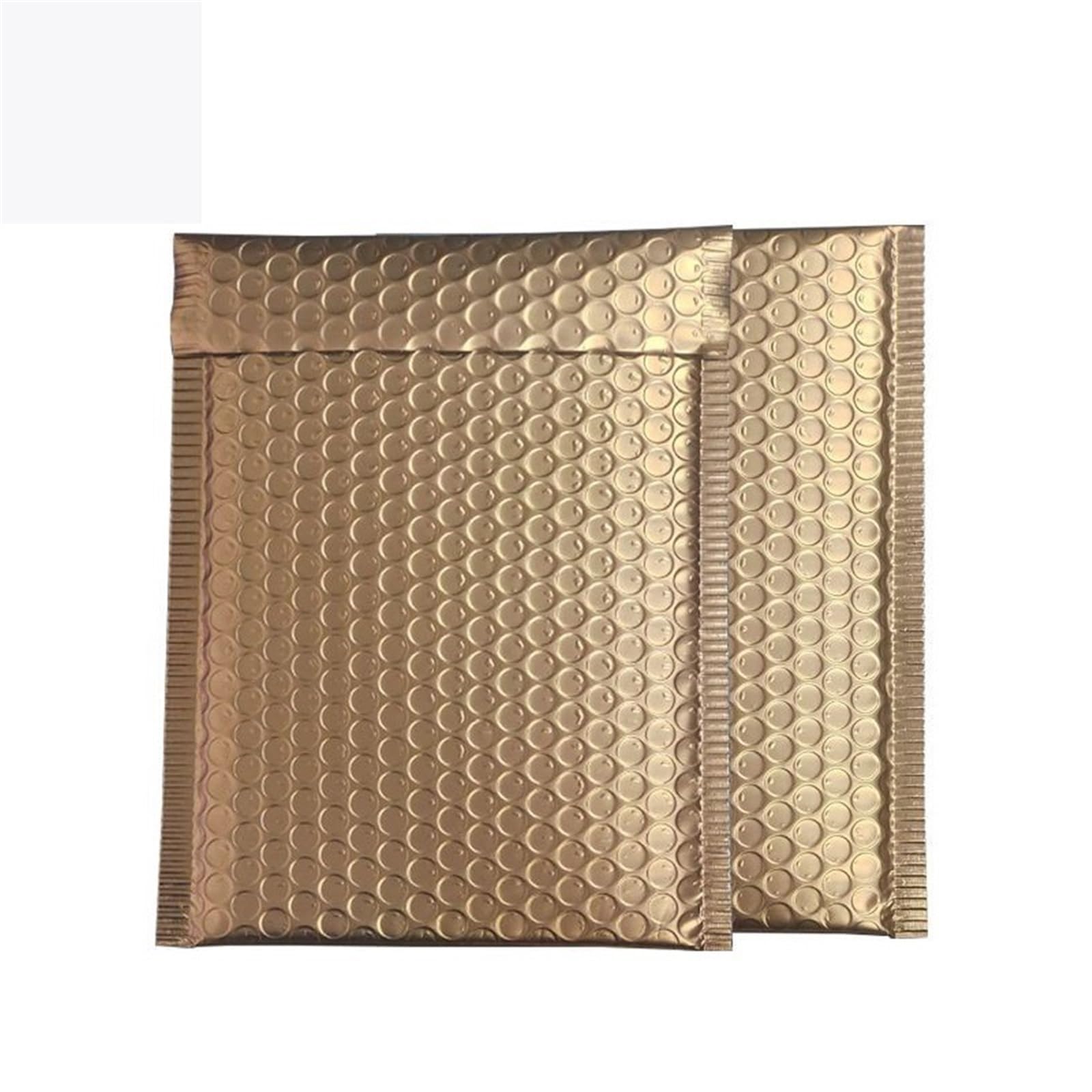 Luftpolstertaschen 100 Pcs Gift Envelopes Bags for Packaging Bubble Mailers Padded Envelopes Waterproof Packaging Bags Thicken Postage Bag FüR CDs & Schmuck & Kosmetik(Dark Gold,18 * 23cm)