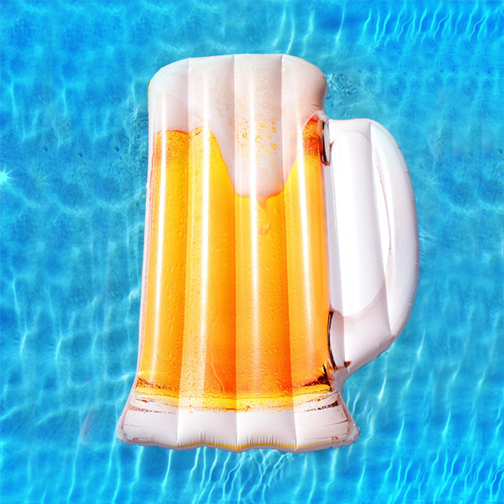 Hamac flottant - Chope de bière gonflable piscine flottante