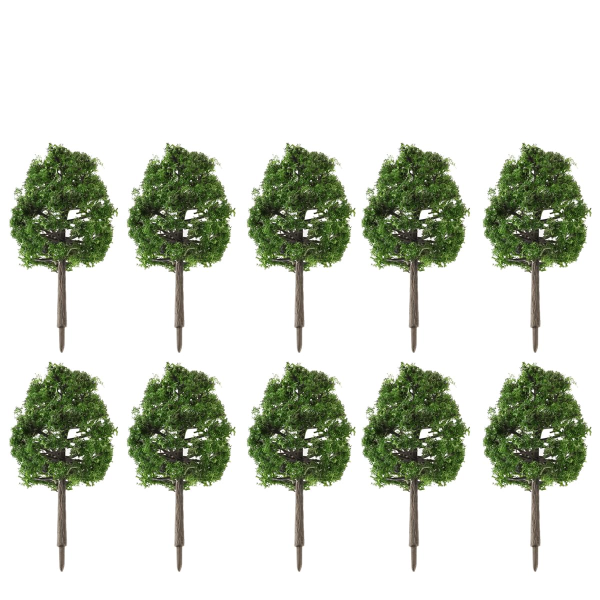 BESPORTBLE20pcs Artificial Trees Architectural Micro 9CM Imitation Landscape Tree Model Scenery