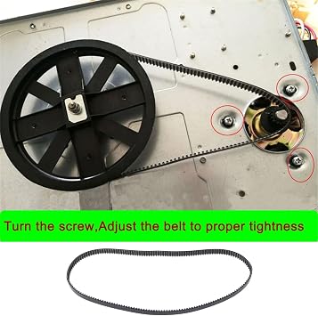 Long Lasting 175 Teeth 525mm Bread Machine Transmission Belt Bread Maker Part For Professional Bakers