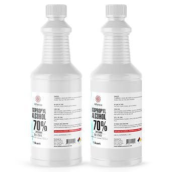 Isopropyl Alcohol IPA 70% - USP Medical Grade - 2 Quarts - High Purity Rubbing Alcohol 70 Percent - Alliance Chemical