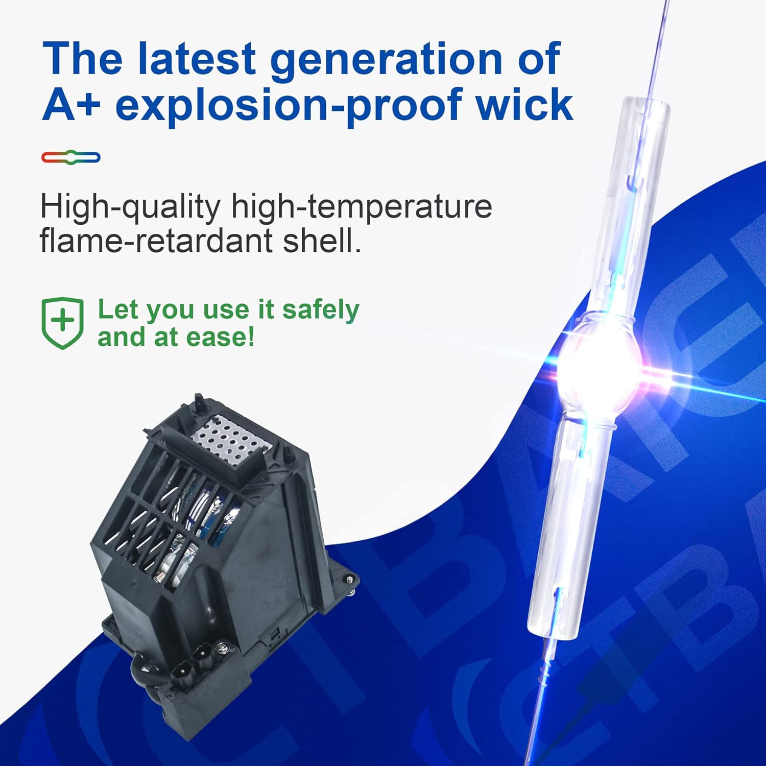 CTBAIER 915B403001 915B403A01 for Mitsubishi rear projection televisions with Housing/Enclosure replacement lamp DLP bulb WD-60735 WD-60736 WD-60737 WD-73737 WD-73C9 WD-65C9 WD-65735 WD-73735 WD-65735