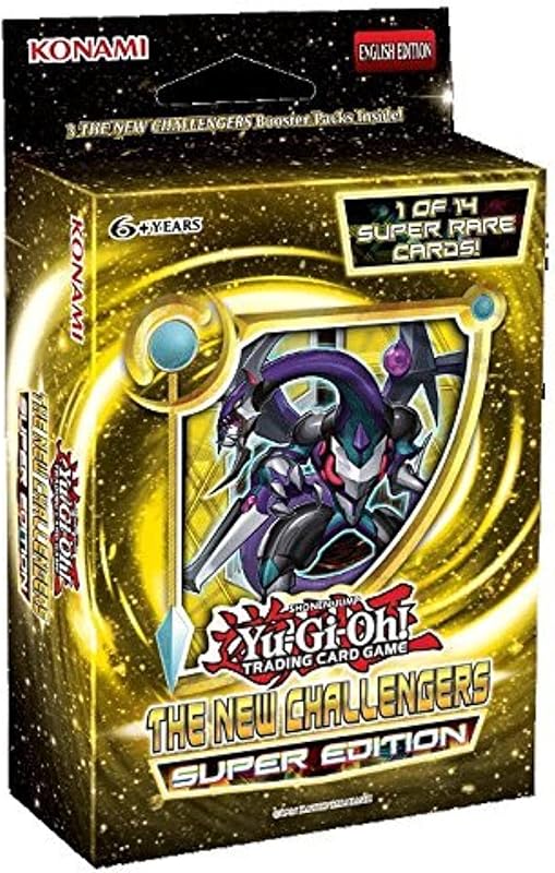 Yu-Gi-Oh! New Challengers SE Hobby Special Super Edition TCG Cards Booster Mini-Box - 3 Sobres + 1 Tarjeta Súper Rara