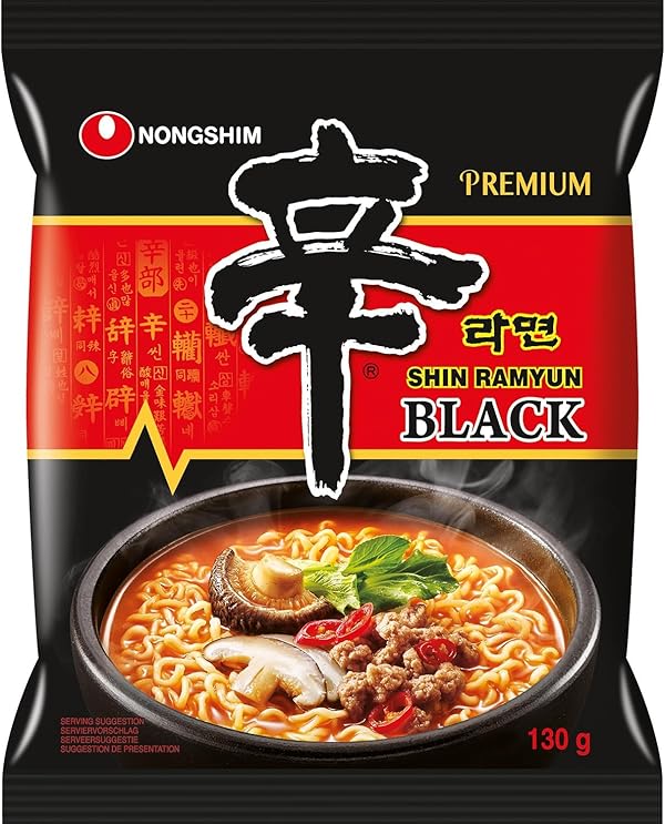 Nongshim Shin Ramyun Black Multipack — japanische Instant Nudeln Alternative scharf