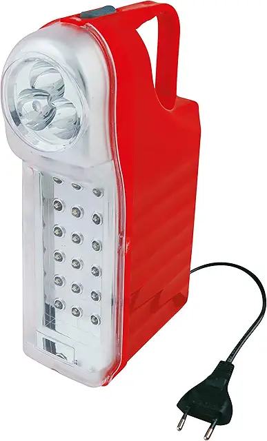 POLY POOL Lampada Emergenza Portatile Ricaricabile LED 21 - Luce 3 Funzioni