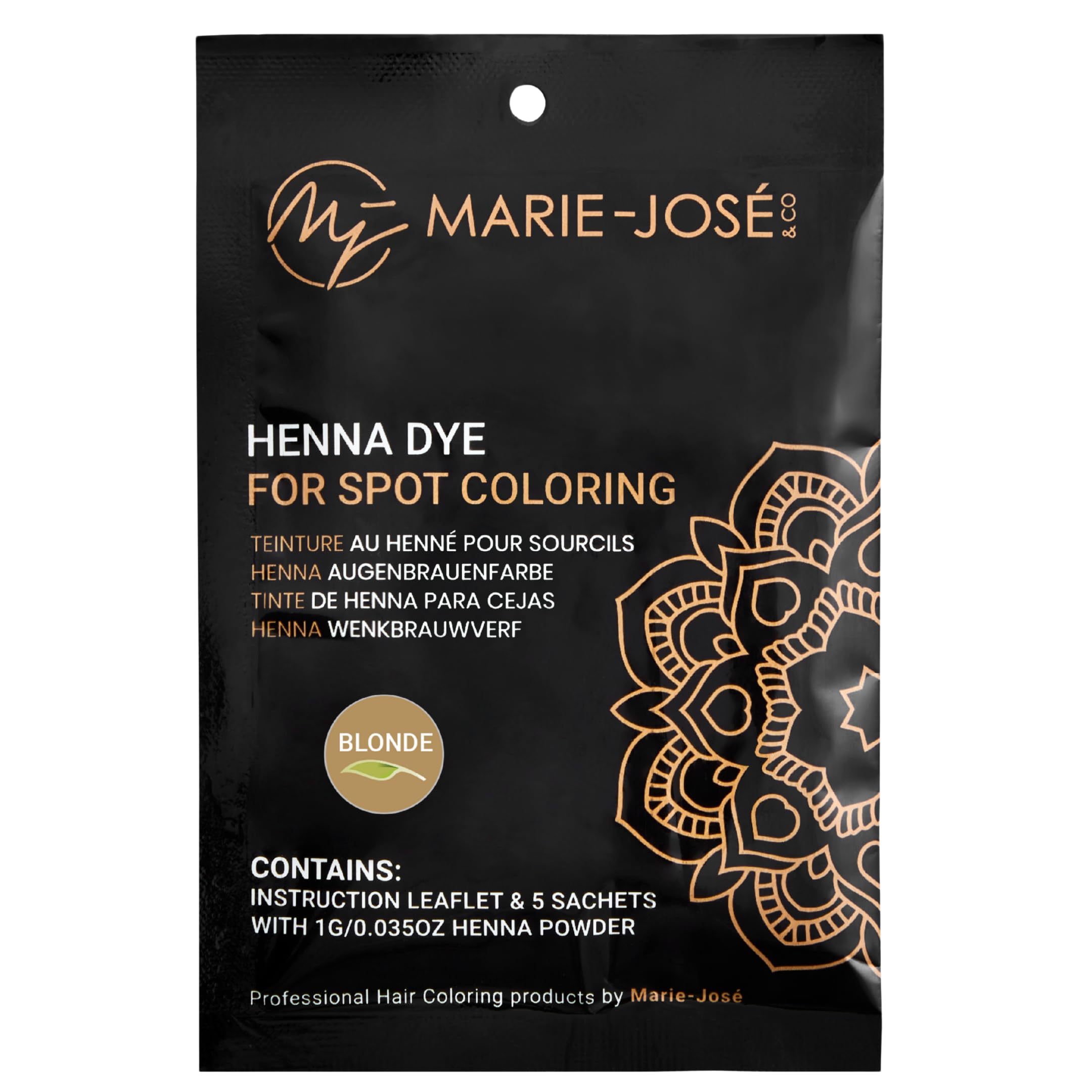 Marie-José & Co Henna Brow Tinting Kit Blonde
