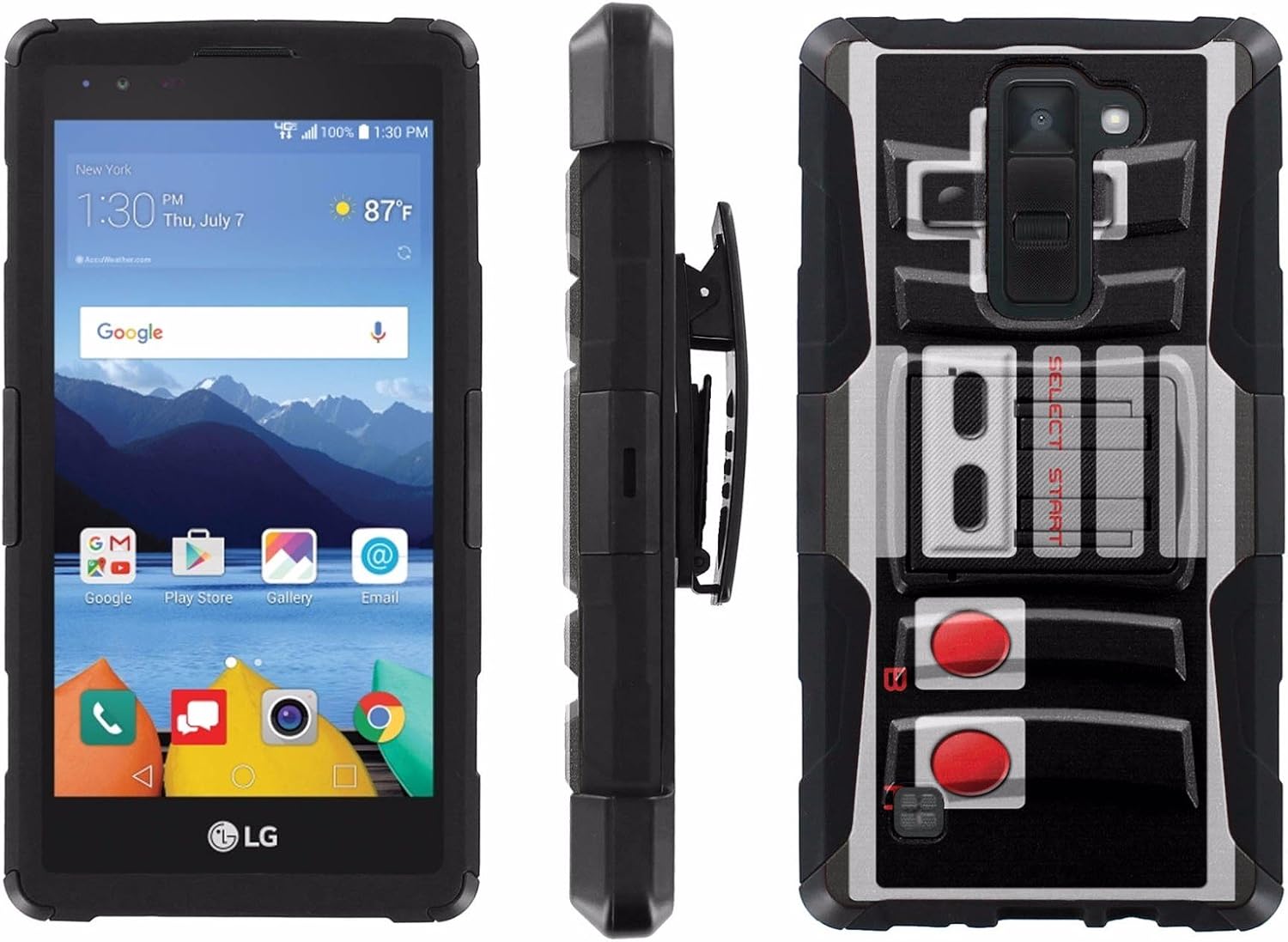 LG [K8V] Verizon Phone Cover, NES Video Game Controller