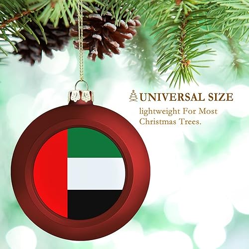 Vista 295 de Adornos dorados de bola de Navidad de Trinidad y Tobago, adorno de bola de bandera de Trinidad y Tobago, adornos de Navidad de bandera nacional