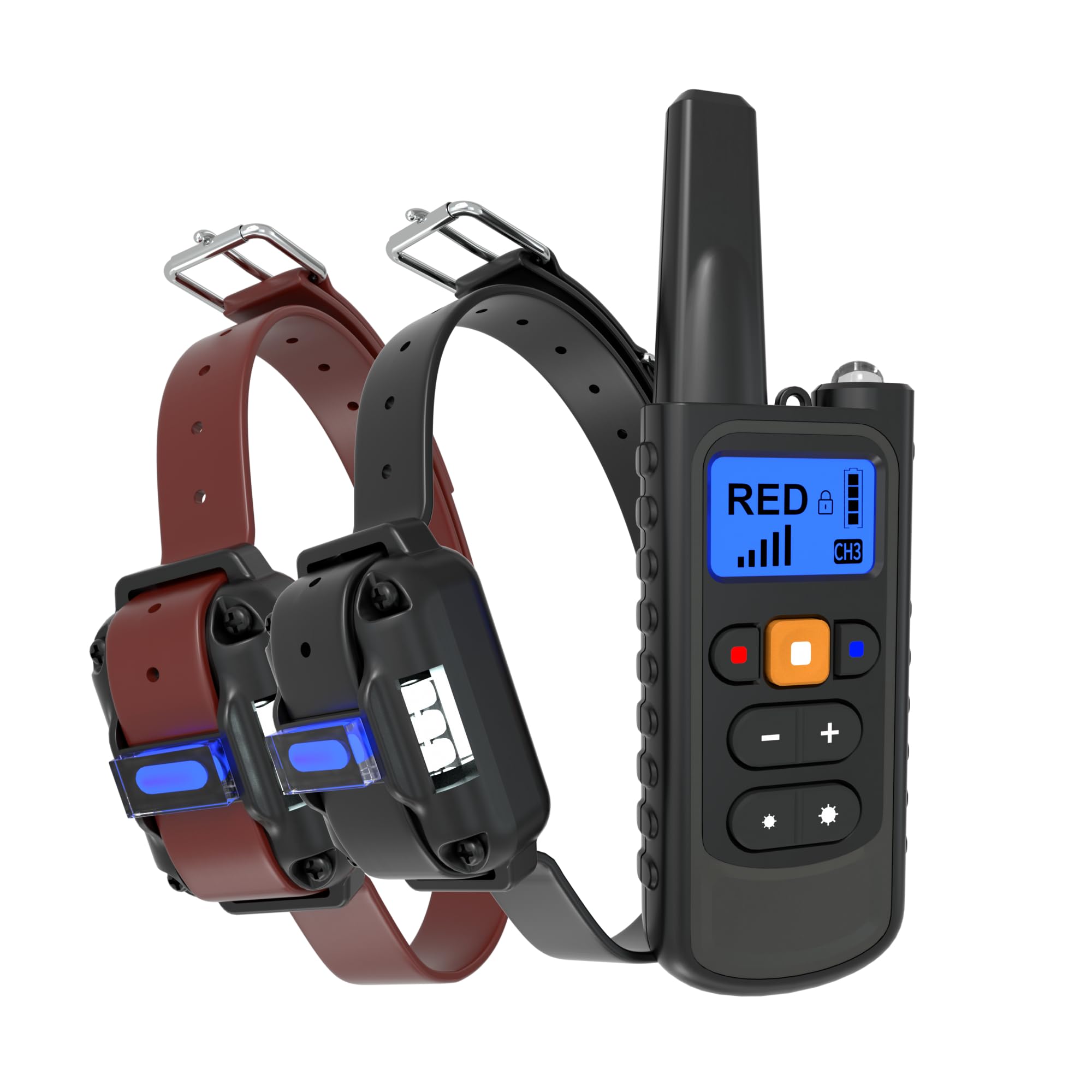 Meloive Collar Luminoso y Recargable para Perros y Gatos Pequeños, Medianos y Grandes - Collar con Luz LED Impermeable y con 2 Modos de Luz