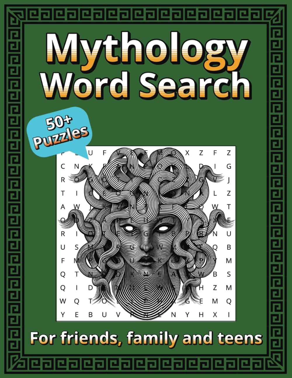 Mythology Word Search: Uncover the legends of the past with this Mythology Word Search book! Perfect for history buffs, fantasy lovers, and puzzle enthusiasts.