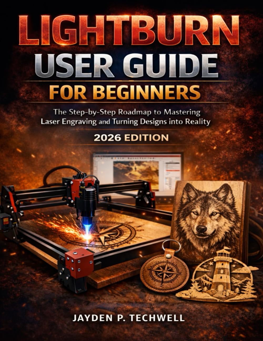 LIGHTBURN USER GUIDE FOR BEGINNERS: The Step-by-Step Roadmap to Mastering Laser Engraving and Turning Designs into Reality