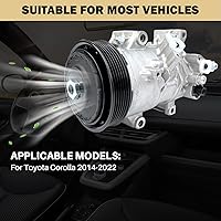 Vista 69 de Compresor de aire acondicionado AC para Ford Police Interceptor Utility 2013-2015, Ford Explorer 2011-2015, con embrague de A/C, compresor de CA