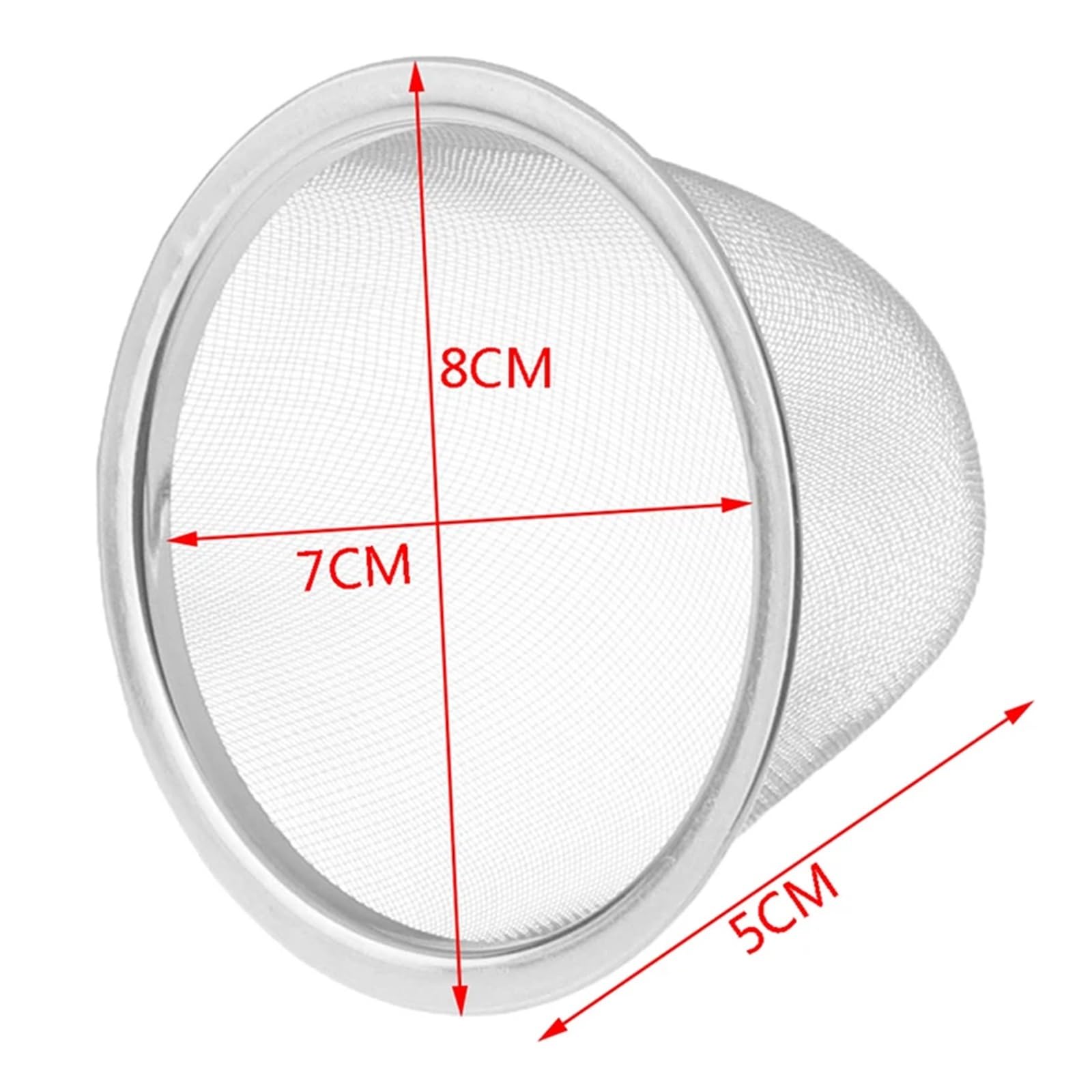 Filtro Per Tè A Sfera In Acciaio Inox - Ø8cm X 19cm, Per Tisane E Spezie, Lavabile - Foto 10