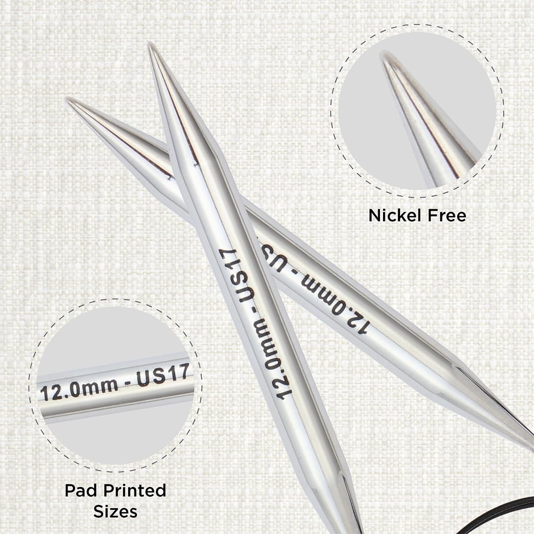 KnitPro Nova Fixed Circular Needle 20
