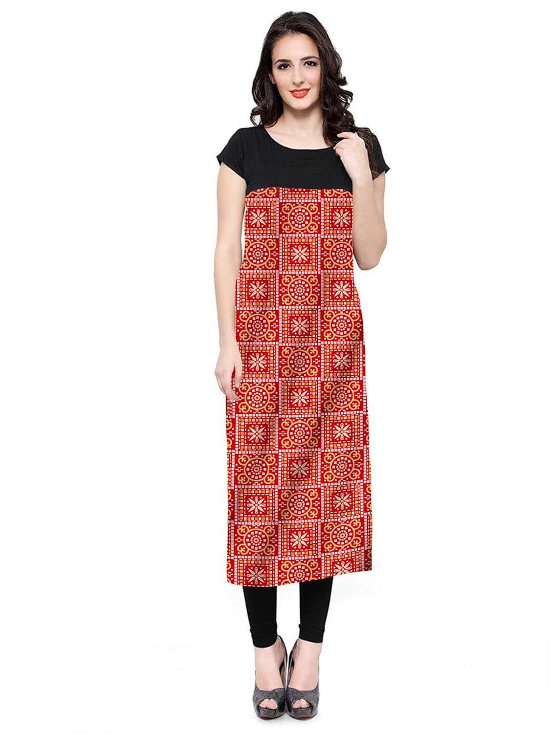 Short sleeve cotton kurti Clearance