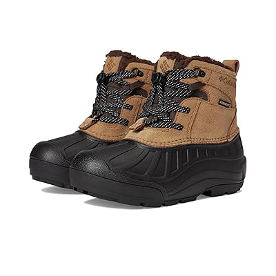Columbia Kids Youth Powderbug Alpine Waterproof (Toddler/Little Kid/Big Kid) Kids Shoes Sahara/Black