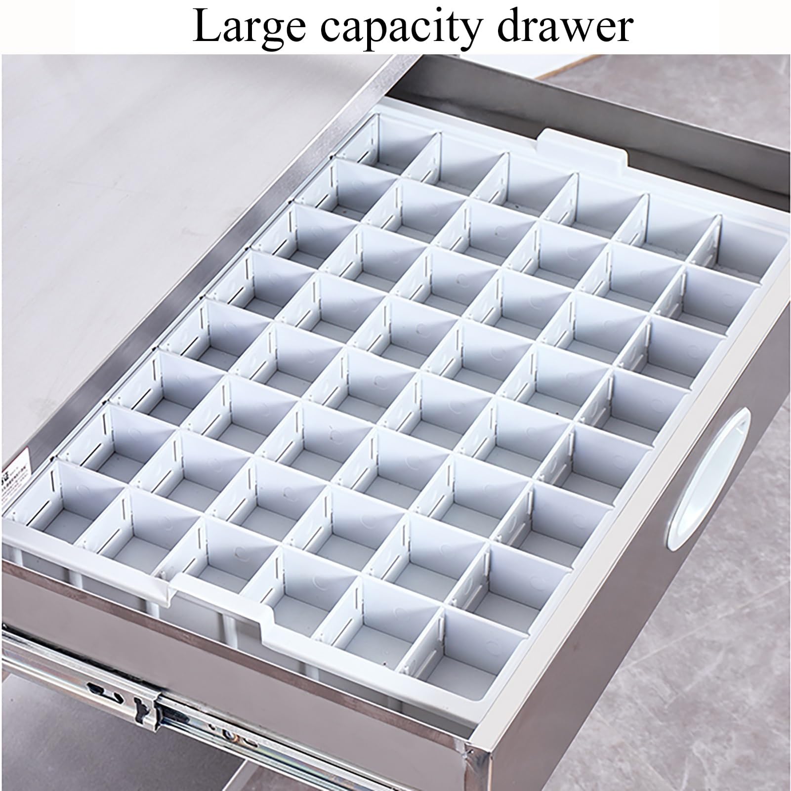 Carro De Mesa De Trabajo De Acero Inoxidable con Ruedas, Carro Utilitario Rodante De 3 Niveles para Trabajo Pesado, con Ruedas De 360°, Estantes para Carro Rodante De Laboratorio