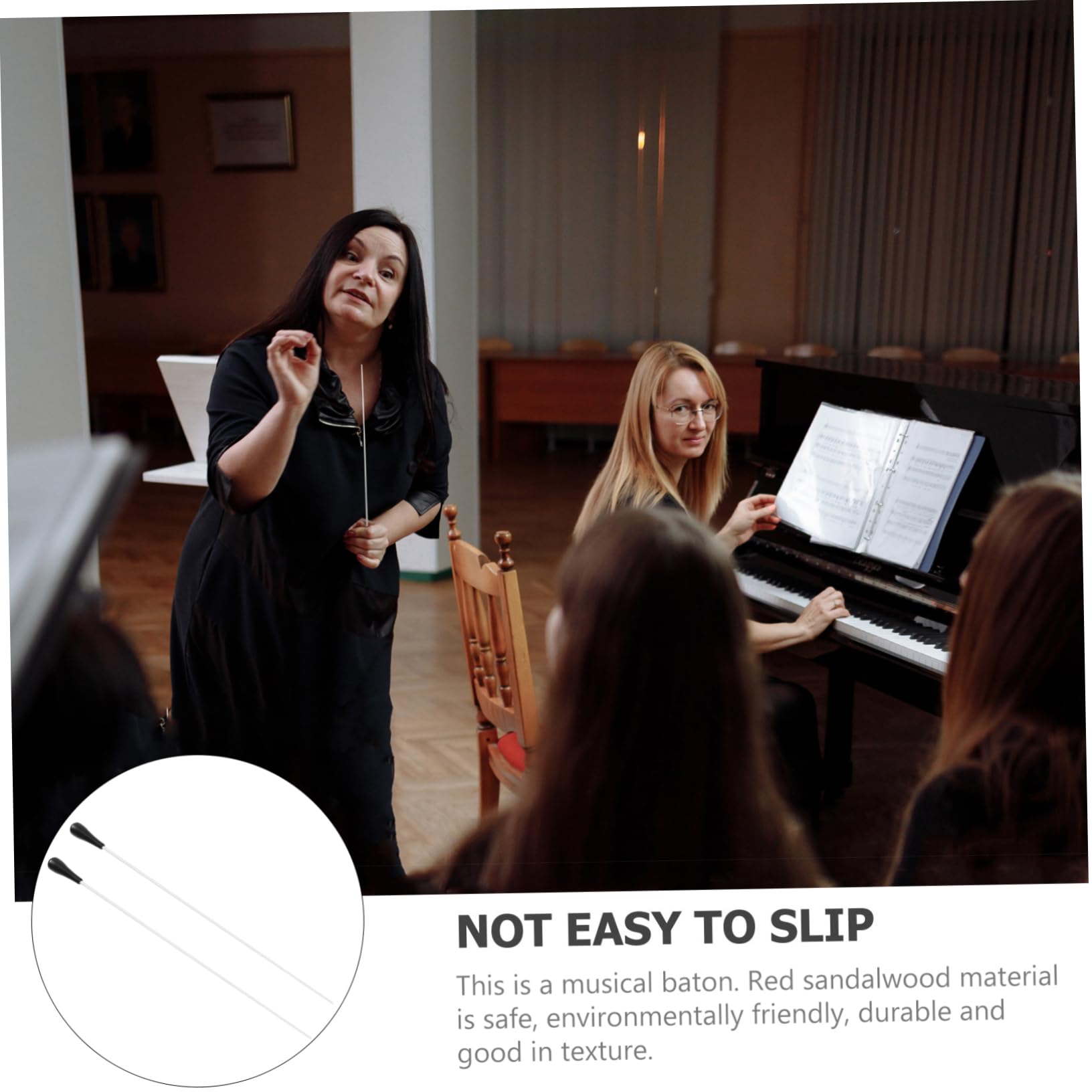 HEMOTON 2pcs Music Orchestra Conductors Rush Resin for Concert Performance Music Accessory Balance