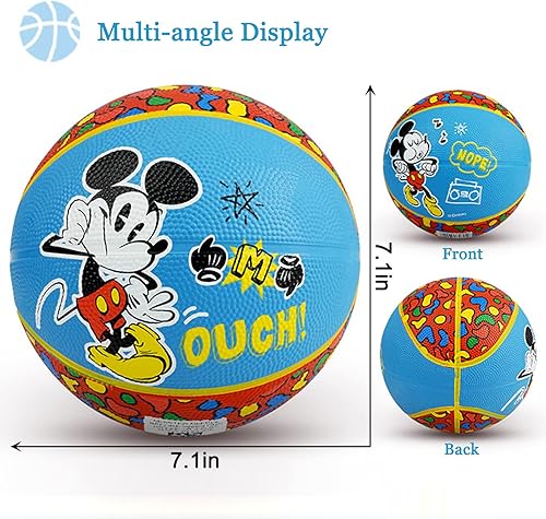 Miniatura 9 de Baloncesto para niños, talla 5, 27.5 pulgadas, para juegos de juego en interiores y exteriores, baloncesto de entrenamiento para principiantes