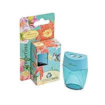 Pigna, Blister 1 temperino NATURE FLOWERS, 2 fori, con serbatoio, confezione singola