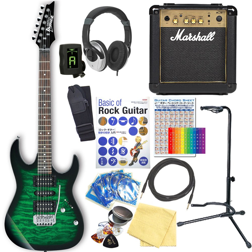 Amazon | Ibanez アイバニーズ GRX70QA TEB エレキギター マーシャル 