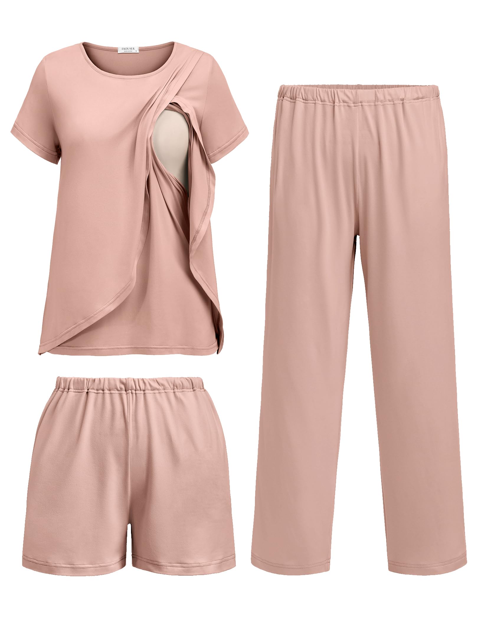 Ekouaer 3 Piece Maternity Nursing Set