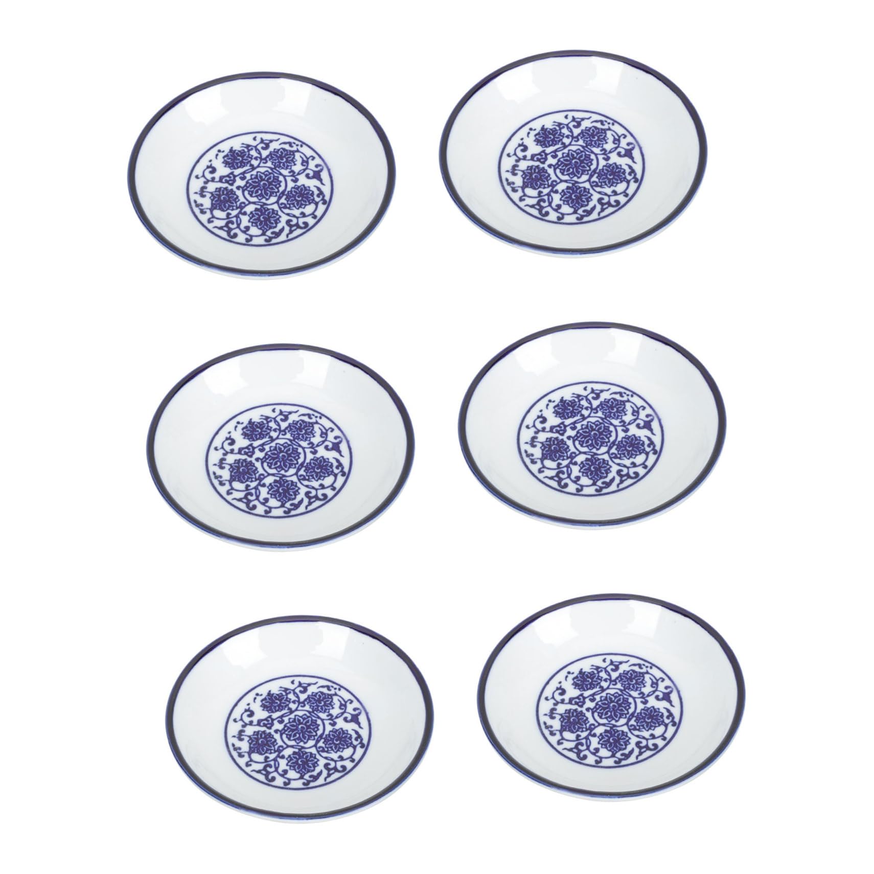 FUNOMOCYA 4pcs Seasoning Dish White Serving Platter Small Serving Platter Sauce Container Sauce Seasoning Plate Relish Plate Pottery Dip Bowl Condiment Dishes Pudding Cups Ceramics re-usable