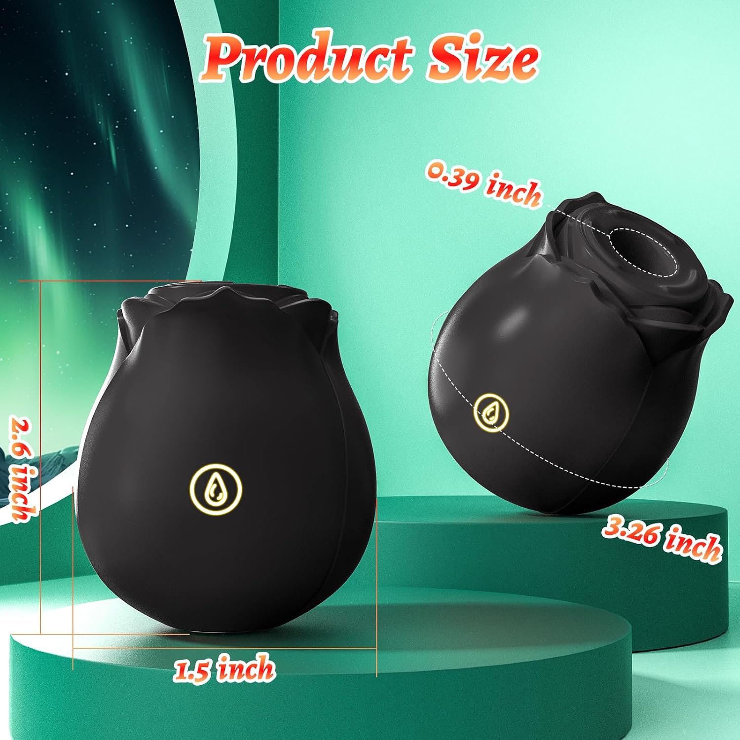 Rose Adult, The Rose Adult Tool for Women, Rose Viboatorr for Woman with 10 Sucking Modes,Adult Toys Automatic Electric Machine Female 0317FBA9